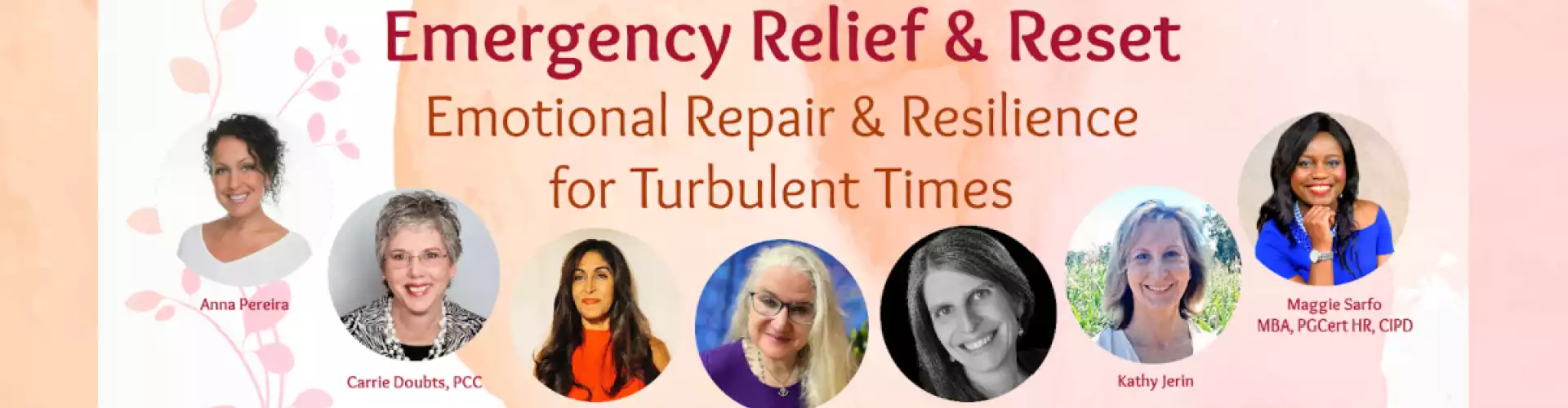 Emergency Relief & Reset, Emotional Repair & Resilience for Turbulent Times