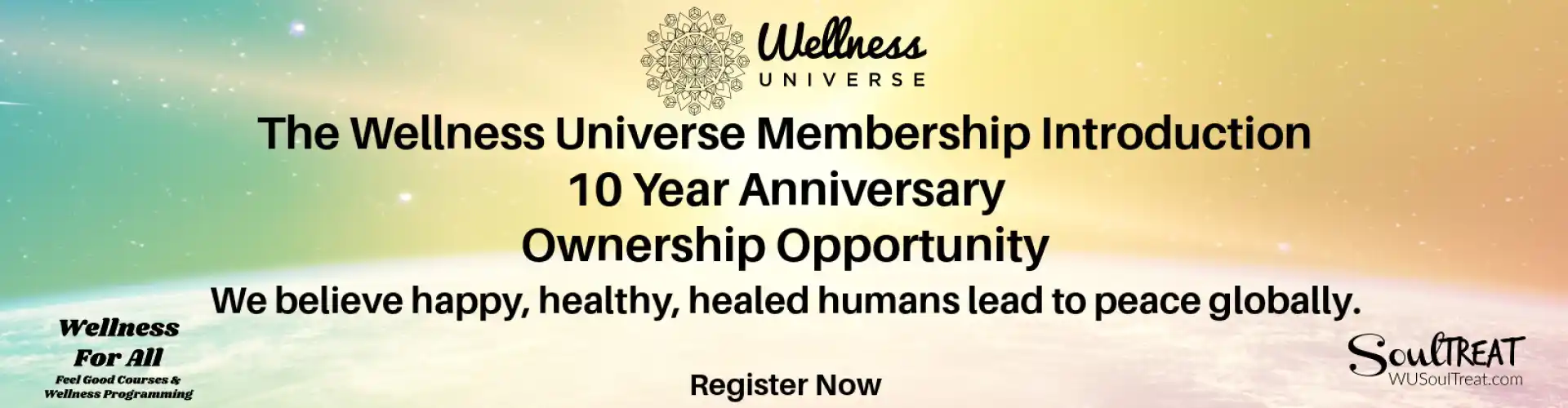 Membership Introduction with Ownership in The Wellness Universe